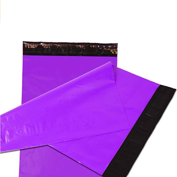 12 pcs Purple Poly Mailers Self Seal Non-Padded 6"x9" inches - Picture 1 of 13